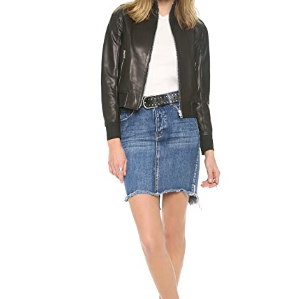One X One Teaspoon High Waisted Denim Skirt